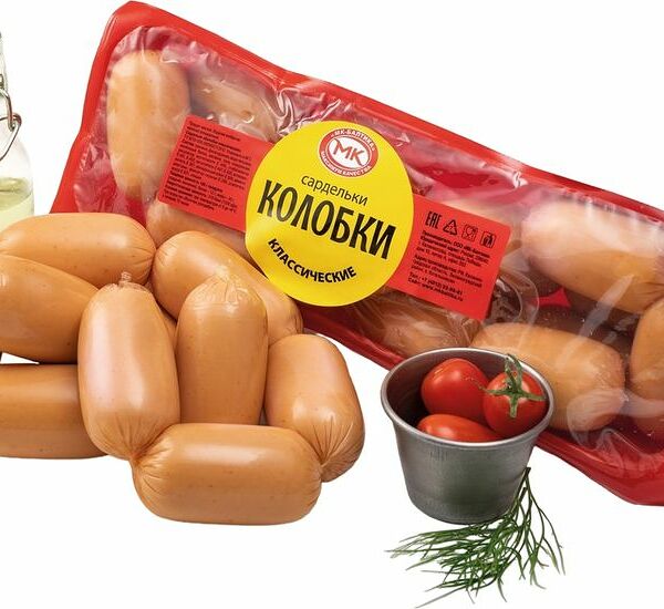 Сардельки МК-Балтика Колобки Классические вареные 415г