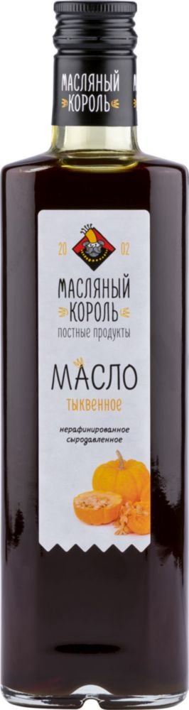 

Масло Масляный король Тыквенное сыродавленное 350 мл