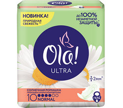 Ola! SILK SENSE ULTRA NORMAL прокладки ультратонкие аромат Солнечная ромашка уп.10