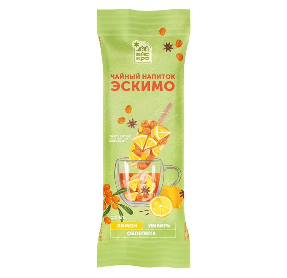 

Чайный напиток Айскро Лимон-имбирь-облепиха 50г