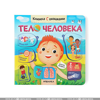 Книжки с окошками Тело человека