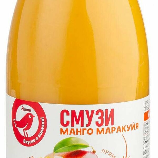 Смузи Манго-Маракуйя АШАН Красная птица,1 л
