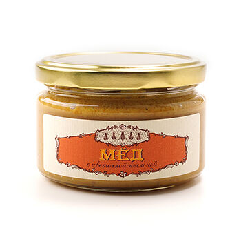 Мед с цветочной пыльцой Румела 250г, Россия