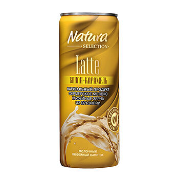Напиток молочно-кофейный Natura Selection Latte Банан-Карамель