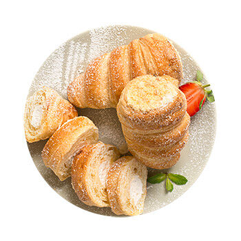 Пирожное «Трубочка с белковым кремом» от шеф-кондитера