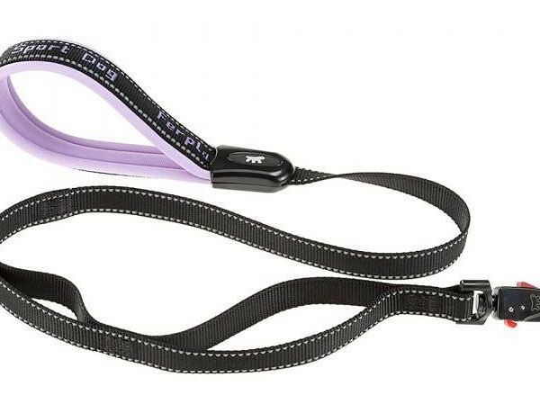 Ferplast поводок нейлоновый Sport Dog Matic 20 мм. х 120 см., Сиреневый