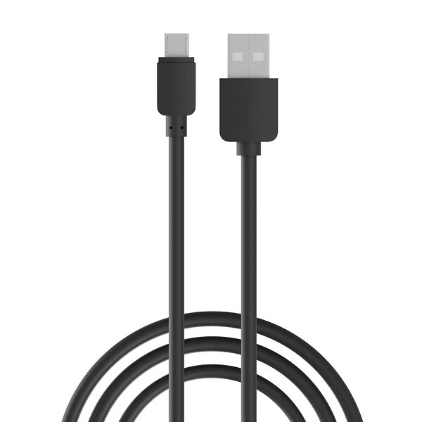 Первая цена кабель для зарядки эконом micro usb, 0,8м, 1a, прорезиненный