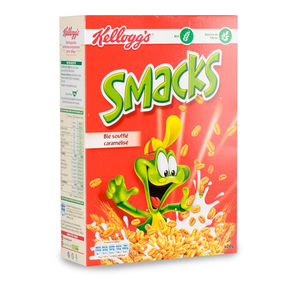 

Хлопья "Kellogg's" "Смэкс" пшеничные с медом