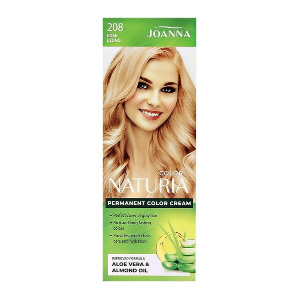 Краска для волос `JOANNA` NATURIA COLOR (тон 208) Розовый блонд 100 мл