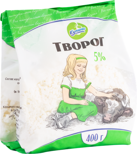 

Творог Купино 5% без змж 400 г