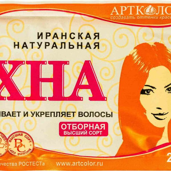 Средство для окрашивания волос Артколор Хна, 25 г
