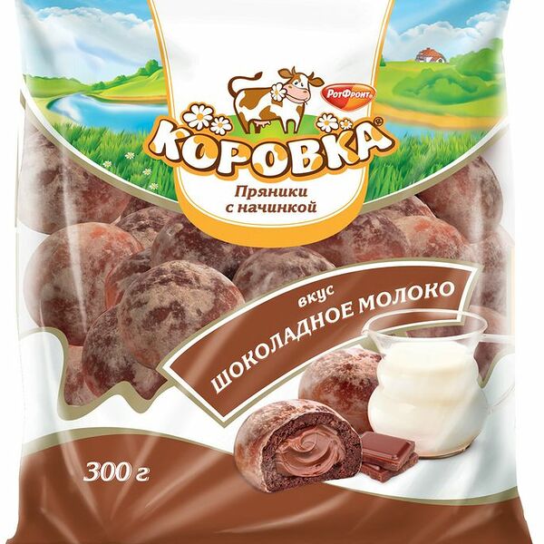 Пряники Рот Фронт Коровка Шоколадное молоко 300 г