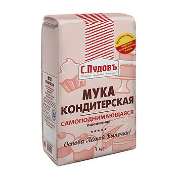 Мука С.Пудовъ Кондитерская пшеничная самоподнимающаяся высшего сорта