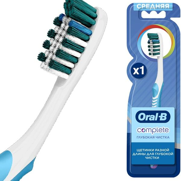 Зубная щетка Oral-B Complex Глубокая чистка средней жесткости