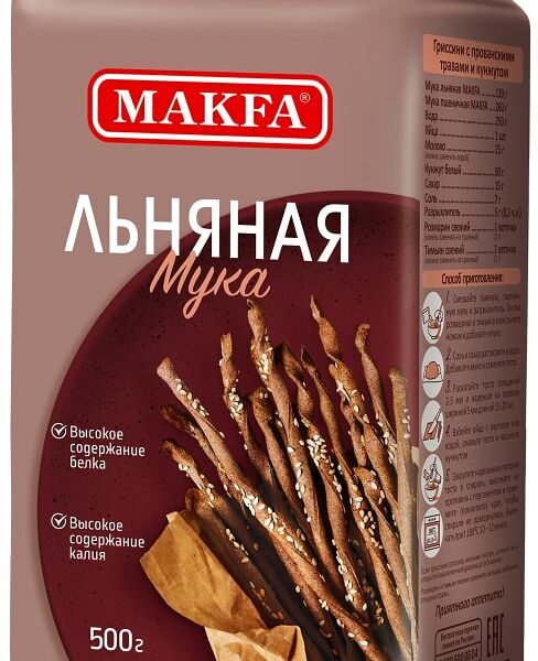 Мука Makfa льняная 500г
