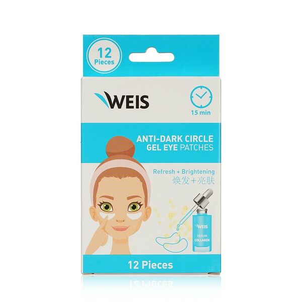 Гелевые патчи для кожи вокруг глаз WEIS от темных кругов 12 шт