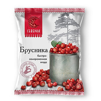 Брусника быстрозамороженная Северка