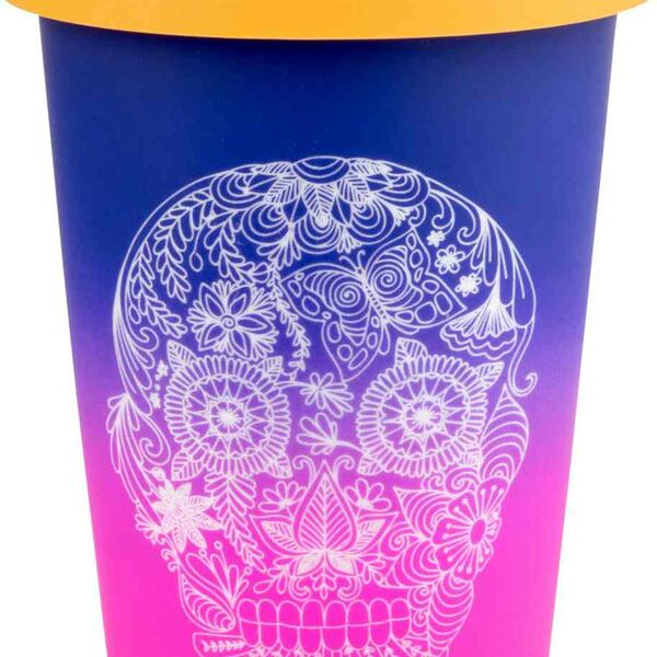 Кружка с рисунком и крышкой, в ассортименте