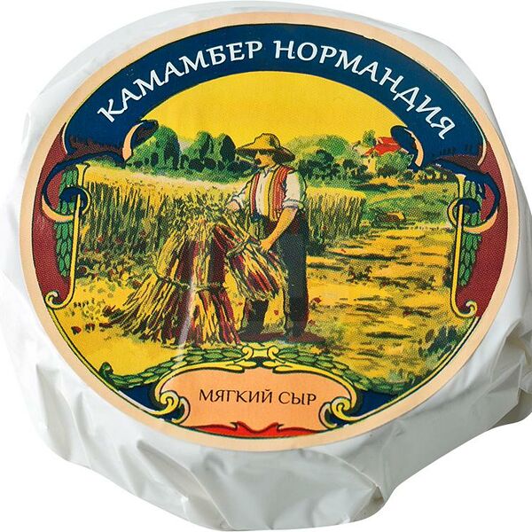 Сыр Нормандия Камамбер с белой плесенью 50%