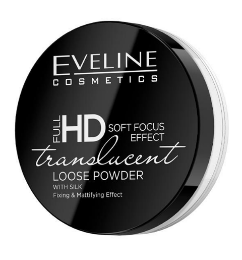 Пудра Eveline Cosmetics Translucent Full HD Loose Powder Транспарентная фиксирующая рассыпчатая