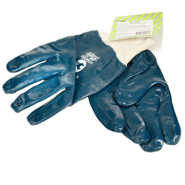 Перчатки с полным нитриловым покрытием, 1 пара