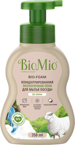 

Пенка для мытья посуды BioMio Bio-Foam без запаха 350 мл