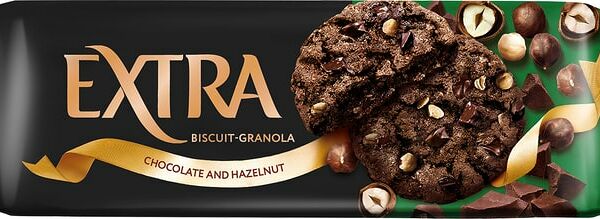 Печенье-гранола Extra сдобное с шоколадом и фундуком 150г