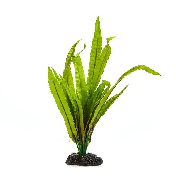 Декор для аквариума Растение шелковое Криптокорина Балансе, 20см