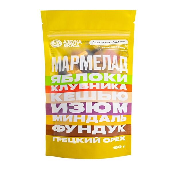 Смесь орехов Азбука Вкуса с мармеладом Мишки