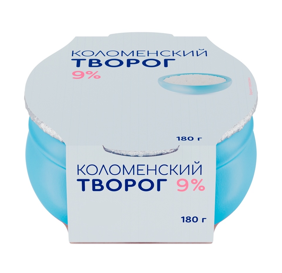 

Творог Коломенский 9% 180 г