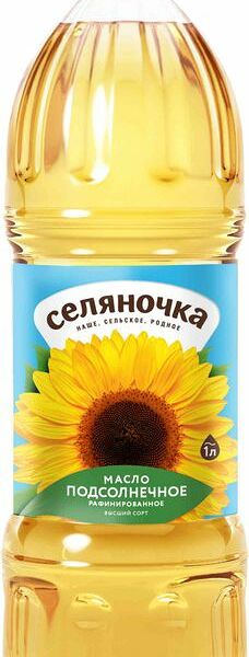 Масло Селяночка подсолнечное рафинированное дезодорированное