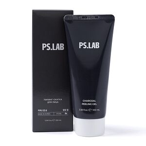 Пилинг-скатка для лица Ps.lab charcoal с древесным углем 100мл, Республика Корея
