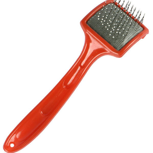 Пуходерка-щетка пластик малая мягкая44*44с капГ ADEL PET  