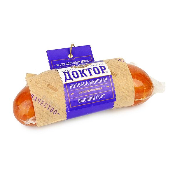 Колбаса вареная Доктор высший сорт Царицынский МПК