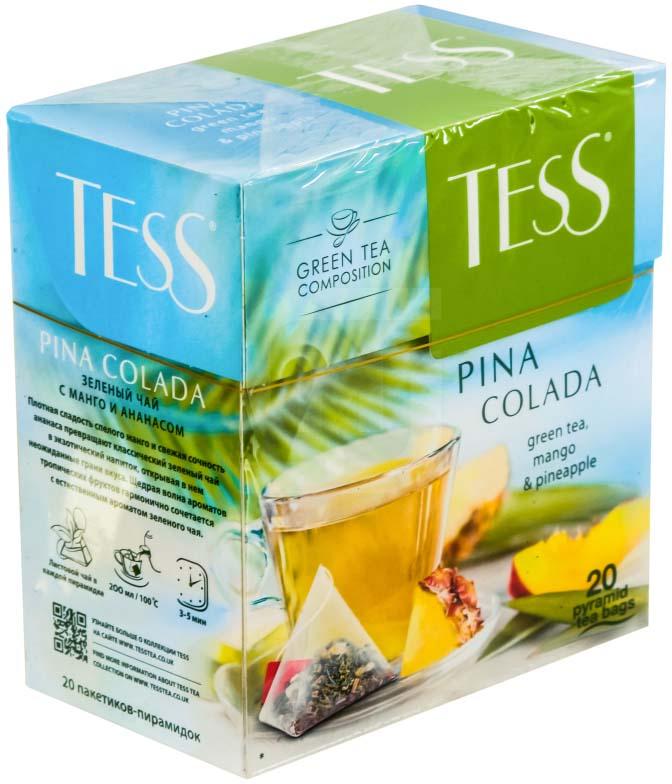 

Чай зеленый Tess Pina Colada 20пак