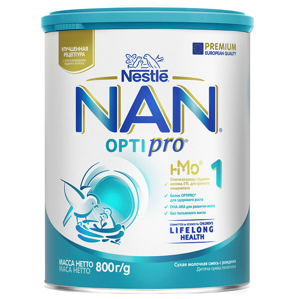 Nan Optipro N1 молочная смесь 800г