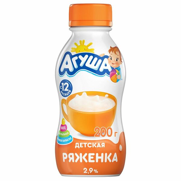 Ряженка Агуша 3.2%