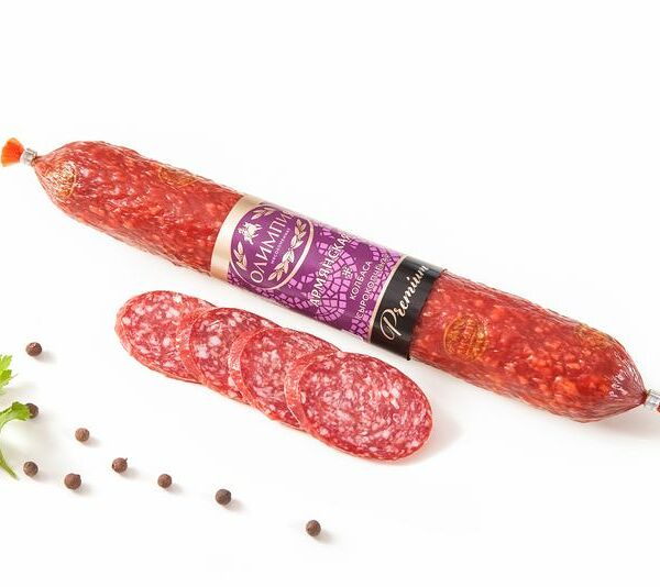 Колбаса сырокопчёная Олимпия армянская