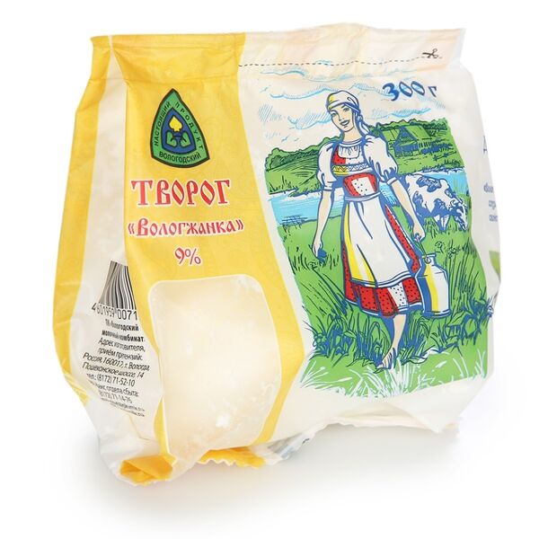 Творог Вологжанка 9%