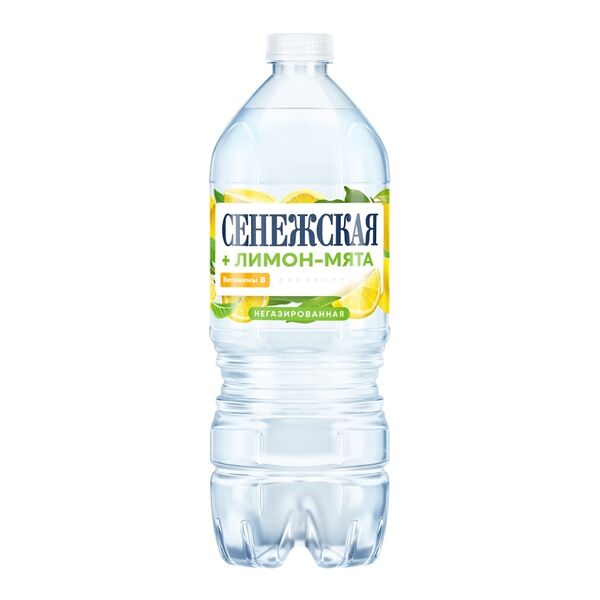 Вода питьевая Сенежская лимон-мята негазированная