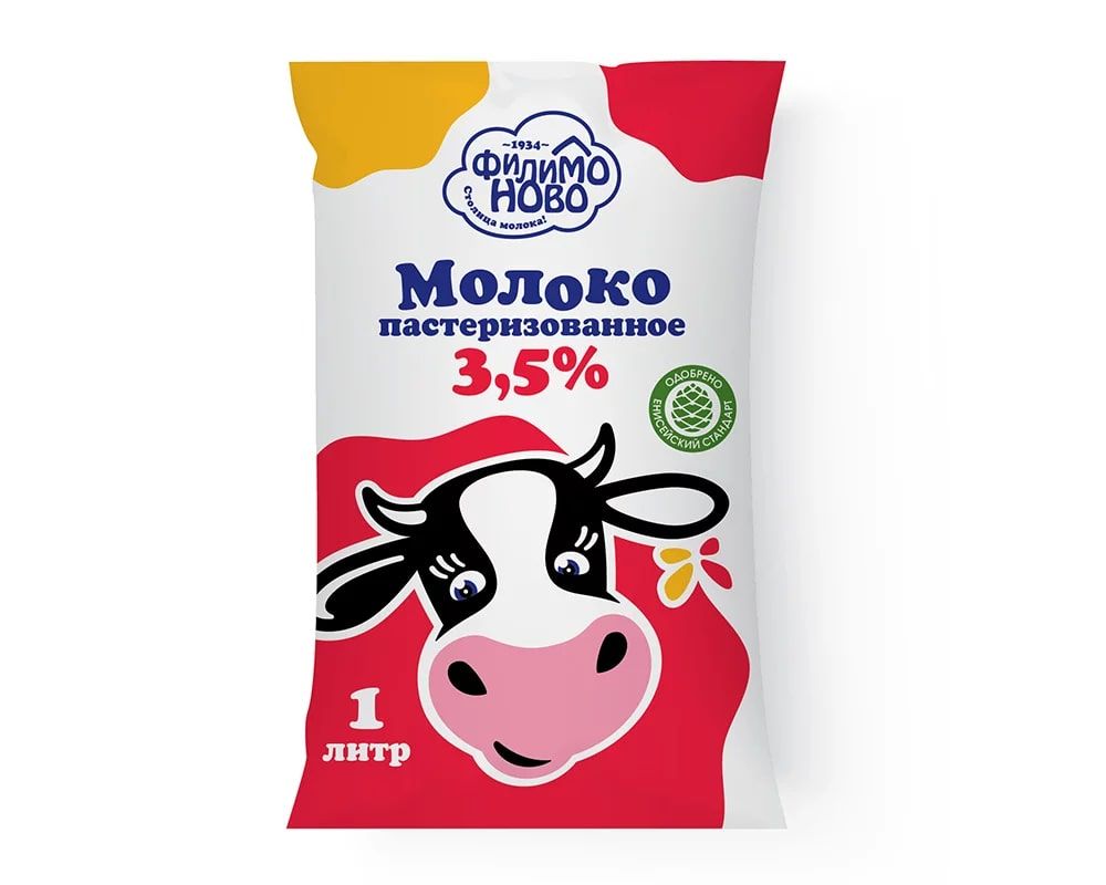

Молоко Филимоново пастеризованное 3.5% 1 л