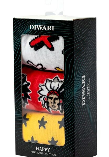 Носки мужские Diwari Happy Размер 44-45 3 пары