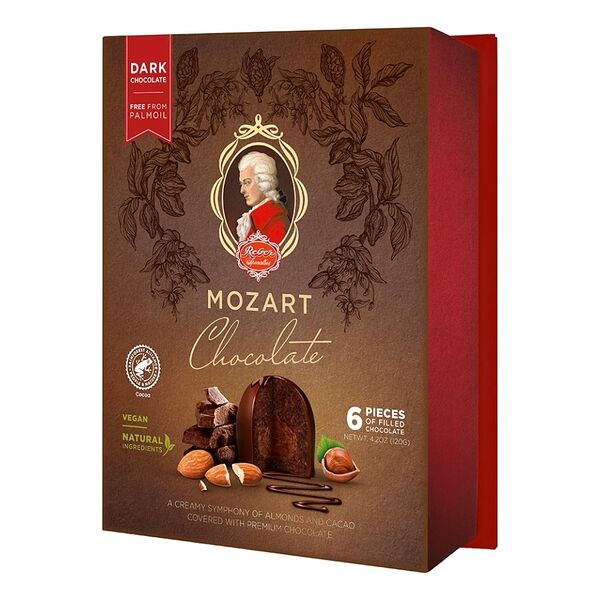 Конфеты из горького шоколада Reber 