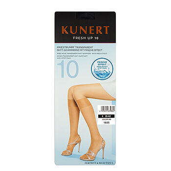 Носки женские Kunert Fresh Up цвет 050/черный 10 den Kunert размер 35-38 Германия