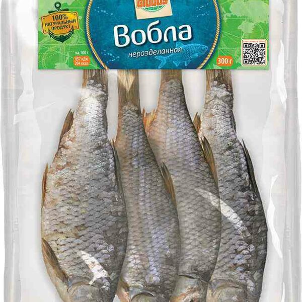 Вобла вяленая Глобус неразделанная