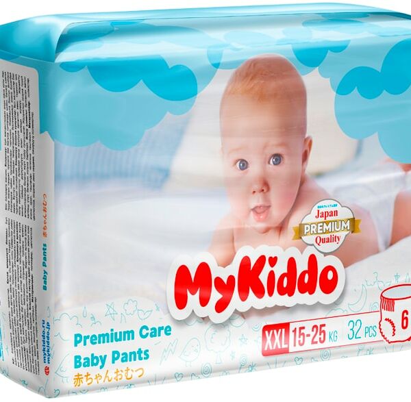 Подгузники-трусики MyKiddo Premium XXL 15-25кг 32шт