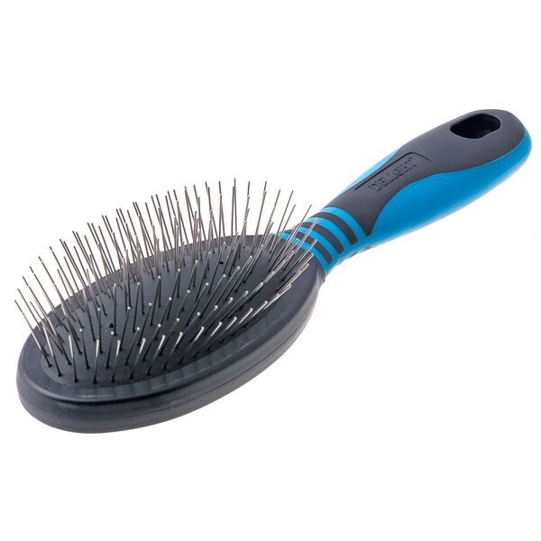 Щетка массажная большая мет. зуб DeLIGHT 