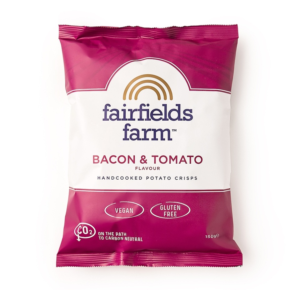 

Чипсы картофельные Fairfields farm с беконом и томатами (без глютена) 150 г