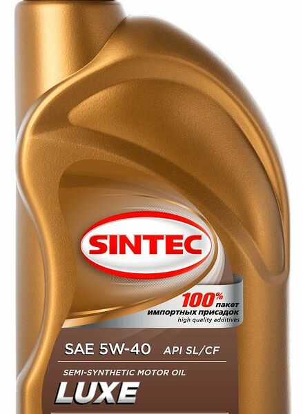 Масло моторное полусинтетическое Sintec SAE 5W-40 API SL/CF