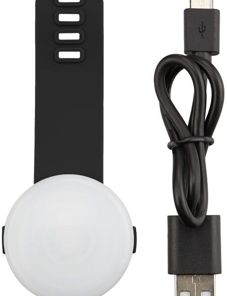 Брелок на ошейник для собак Pet-it светодиодный на ремешке черный